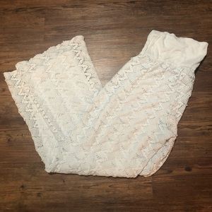 🔴Boutique Style White Palazzo Pants - Lined🔴